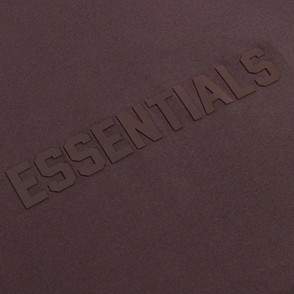 ESSENTIALS Plum Crewneck Long Sleeve Tee - Picture 10 of 12